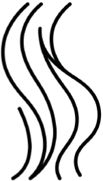 Wavy hair outline ico